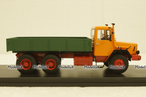 Magirus-290, оранжевый/зеленый, SSM1287, SSM 1:43