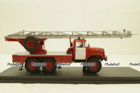 Ал-30 Зил-131, пожарная, белые двери, SSM1163, SSM 1:43