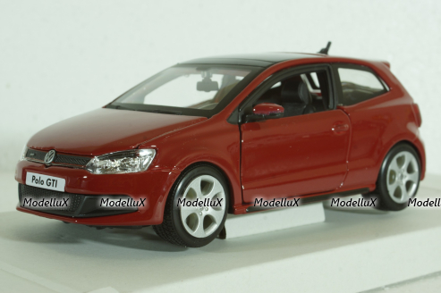 VOLKSWAGEN POLO GTI 1.4 Tsi 2010 - RED, BU21059R, Burago 1:24