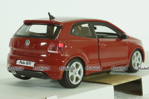 VOLKSWAGEN POLO GTI 1.4 Tsi 2010 - RED, BU21059R, Burago 1:24