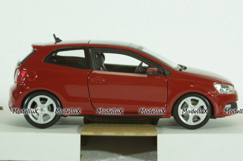 VOLKSWAGEN POLO GTI 1.4 Tsi 2010 - RED, BU21059R, Burago 1:24