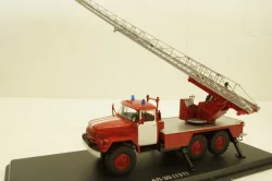 Ал-30 Зил-131, пожарная, белые двери, SSM1163, SSM 1:43