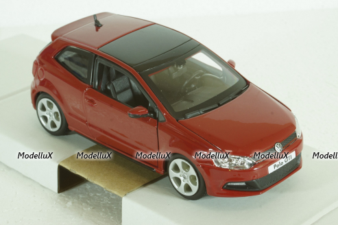 VOLKSWAGEN POLO GTI 1.4 Tsi 2010 - RED, BU21059R, Burago 1:24