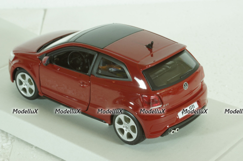 VOLKSWAGEN POLO GTI 1.4 Tsi 2010 - RED, BU21059R, Burago 1:24