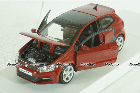 VOLKSWAGEN POLO GTI 1.4 Tsi 2010 - RED, BU21059R, Burago 1:24