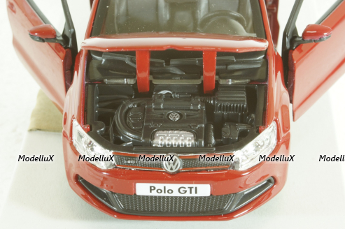 VOLKSWAGEN POLO GTI 1.4 Tsi 2010 - RED, BU21059R, Burago 1:24