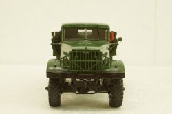 Краз-214 бортовой, зеленый, АвтоИстория 1:43