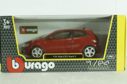 VOLKSWAGEN POLO GTI 1.4 Tsi 2010 - RED, BU21059R, Burago 1:24