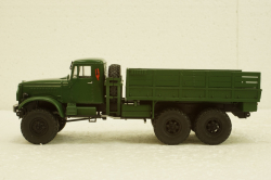 Краз-214 бортовой, зеленый, АвтоИстория 1:43