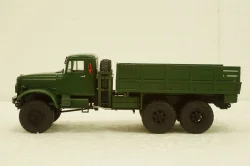 Краз-214 бортовой, зеленый, АвтоИстория 1:43