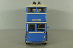 ЯТБ-3 двухэтажный городской троллейбус, синий, UM43-A4, Ultra Models 1:43