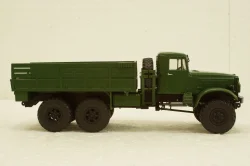 Краз-214 бортовой, зеленый, АвтоИстория 1:43