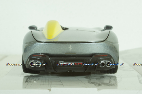 FERRARI MONZA SP1 2018 SILVER, BU26027S,  Burago 1:24