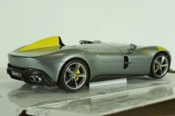 FERRARI MONZA SP1 2018 SILVER, BU26027S,  Burago 1:24