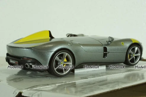 FERRARI MONZA SP1 2018 SILVER, BU26027S,  Burago 1:24