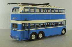 ЯТБ-3 двухэтажный городской троллейбус, синий, UM43-A4, Ultra Models 1:43