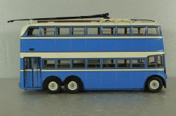 ЯТБ-3 двухэтажный городской троллейбус, синий, UM43-A4, Ultra Models 1:43