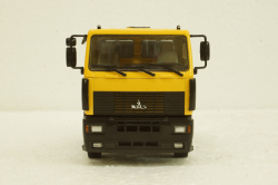 Маз-5550 самосвал, желтый/серый, АвтоИстория 1:43