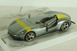 FERRARI MONZA SP1 2018 SILVER, BU26027S,  Burago 1:24