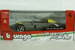 FERRARI MONZA SP1 2018 SILVER, BU26027S,  Burago 1:24