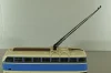 ЯТБ-3 двухэтажный городской троллейбус, синий, UM43-A4, Ultra Models 1:43