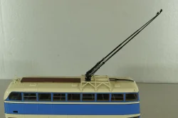 ЯТБ-3 двухэтажный городской троллейбус, синий, UM43-A4, Ultra Models 1:43
