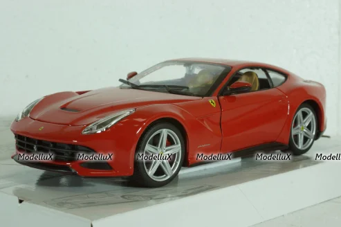 FERRARI F-12 BERLINETTA 2012 - RED, BU26007R,  Burago 1:24
