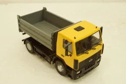 Маз-5550 самосвал, желтый/серый, АвтоИстория 1:43