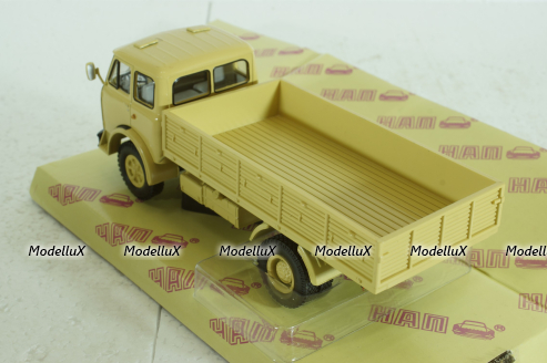 Маз-500А 1973 песочный, Н285, Наш Автопром 1:43