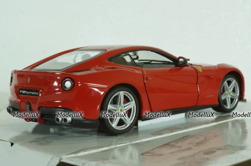 FERRARI F-12 BERLINETTA 2012 - RED, BU26007R,  Burago 1:24