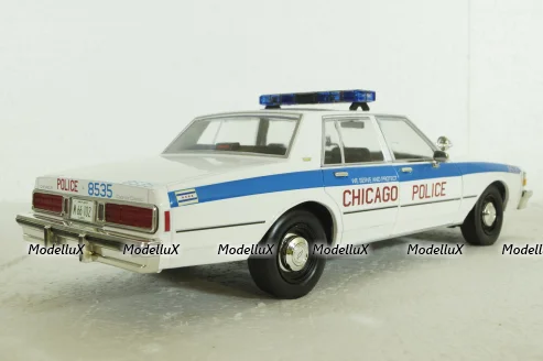 Chevrolet Caprice CAPS Chicago Police 1989, 19128, Greenlights 1:18