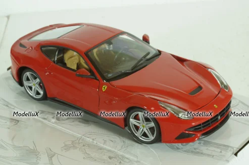 FERRARI F-12 BERLINETTA 2012 - RED, BU26007R,  Burago 1:24