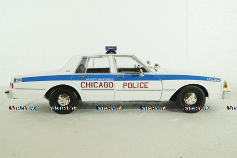 Chevrolet Caprice CAPS Chicago Police 1989, 19128, Greenlights 1:18