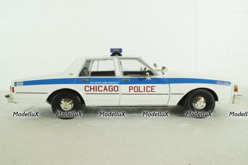 Chevrolet Caprice CAPS Chicago Police 1989, 19128, Greenlights 1:18