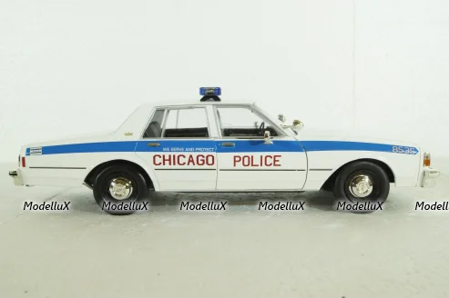 Chevrolet Caprice CAPS Chicago Police 1989, 19128, Greenlights 1:18
