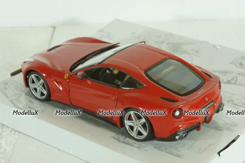 FERRARI F-12 BERLINETTA 2012 - RED, BU26007R,  Burago 1:24