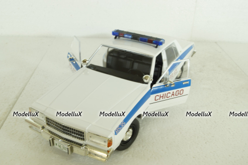 Chevrolet Caprice CAPS Chicago Police 1989, 19128, Greenlights 1:18