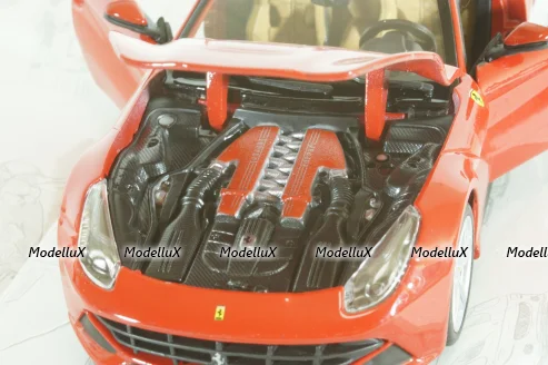 FERRARI F-12 BERLINETTA 2012 - RED, BU26007R,  Burago 1:24