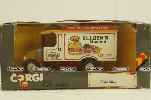 Mack Truck, Guldens Mustard, C906/10, Corgi 1:43
