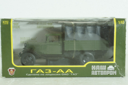 Газ-АА, зеленый с тентом, Н252, Наш Автопром 1:43