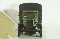 Газ-АА, зеленый с тентом, Н252, Наш Автопром 1:43