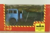 Маз-509Б самосвал 1977, голубой/зеленый, Н985, Наш Автопром 1:43