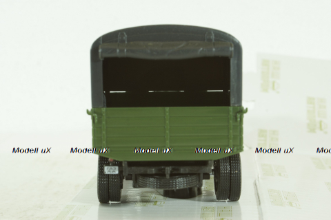 Газ-АА, зеленый с тентом, Н252, Наш Автопром 1:43