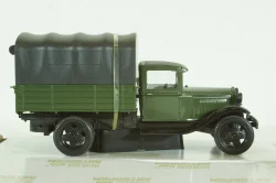 Газ-АА, зеленый с тентом, Н252, Наш Автопром 1:43