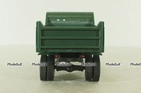 Маз-509Б самосвал 1977, голубой/зеленый, Н985, Наш Автопром 1:43
