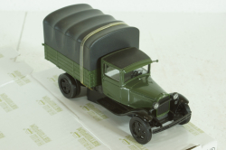 Газ-АА, зеленый с тентом, Н252, Наш Автопром 1:43