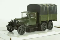 Газ-ААА, зеленый с тентом, Н254, Наш Автопром 1:43