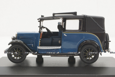 Austin Low Loader Taxi, blue, AT002, Oxford 1:43