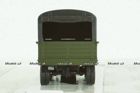 Газ-ААА, зеленый с тентом, Н254, Наш Автопром 1:43