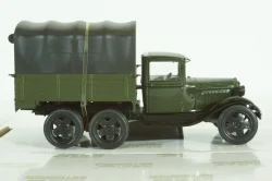 Газ-ААА, зеленый с тентом, Н254, Наш Автопром 1:43